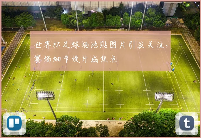 世界杯足球场地贴图片引发关注，赛场细节设计成焦点